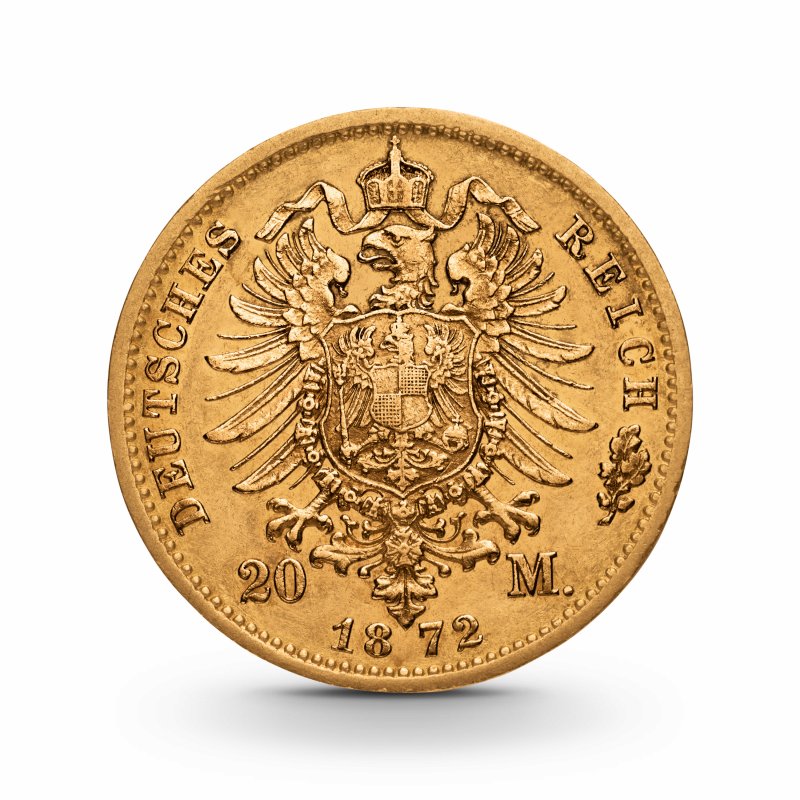 20 Mark Kaiserreich Goldmünze Feingewicht 7,16 g versc. store Jahrgänge